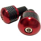 [ сменный товар ] предубеждение. наконечники руля. рукоятка для мотоцикла aluminium карбоновый рисунок красный красный ( красный красный )