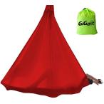 gig Anne to aerial йога 5mx2.8m гамак одиночный пустой средний йога . -слойный сила тренировка обвес ( Cherry красный )