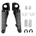  сменный товар двойная подножка балка Kawasaki мотоцикл одиночный машина мотоцикл универсальный установленный позже замена комплект aluminium чёрный ( черный, передний )