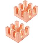  медь теплоотвод .... склеивание сиденье имеется .. пробег меры CPU IC chip схема основа доска точный оборудование для 2 шт. комплект ( оригинальный медь 10x10MM)