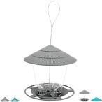  bird механизм подачи дикая птица кормушка птица. столик для птиц приманка inserting дикая птица наблюдение наблюдение наружный грузоподъемность ниже двор сад ( серый, круглый крыша )