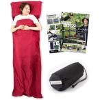  внутренний спальный мешок Япония горы гид ассоциация / Pro альпинизм дом .. супер-легкий внутренний простыня спальный мешок конверт type внутренний инспекция завершено ( красный, постоянный )