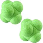 AllBright реакция мяч i постоянный мяч спорт тренировка перемещение body острота зрения концентрация сила 2 шт. комплект ( зеленый )