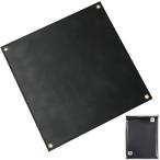 Daddy's Weekend 焚き火シート スパッタシート 黒 耐火 防炎 防火(ブラック,  95cmx95cm(LLサイズ))