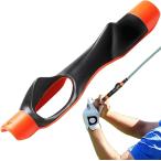  рукоятка корректировка прибор Golf swing тренировка машина рукоятка футболка рукоятка для сжимания элемент ..( orange )
