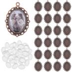 30 комплект сплав . иен тарелка tray прозрачный . стекло. kaboshomi-ru тарелка камея шт. resin подставка can имеется старый прекрасный очарование прозрачный MDM( каштан цвет )