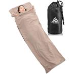  внутренний спальный мешок легкий внутренний простыня compact проект конверт type подушка с чехлом изнутри открытие и закрытие возможность двойной застежка-молния круг мытье возможен ( хаки )