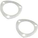 [ сменный товар ] прокладка глушителя 70Φ треугольник турбо прокладка выхлоп прокладка фланец прокладка приемная труба глушителя универсальный ( серебряный )