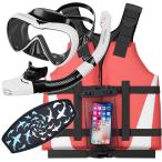  воздуховод "snorkel" * маска * жизнь лучший 3 позиций комплект водонепроницаемый смартфон кейс маска. ремешок с чехлом (P комплект )