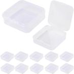 プラスチックケース 小物 収納 小分け 小物入れ 透明 小型 パーツ 部品 保護 18個セット(クリア, 18個セット)