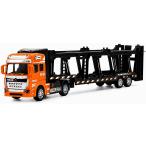  carrier car pullback прицеп машина багажник loading car миникар ( orange )