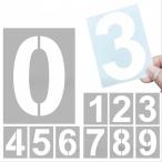  stencil plate цифра шаблон load маркировка алфавит ( белый 10PCS, 24cm x 33cm)