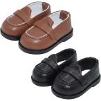  мягкая игрушка обувь Loafer 20cm соответствует кожа обувь кукла кукла надеты . изменение аксессуары MDM ( Brown * черный, 5.5x3cm)