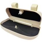  солнцезащитные очки держатель машина место хранения box очки кейс козырек двойной зажим очки класть ( бежевый )