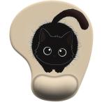 猫型 マウスパッド リストレスト付�