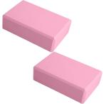  йога блок тренировка стрейч дом баланс 2 шт. комплект ( розовый )