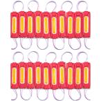 24V トラック用 LED ダウンライト 20個セット スティック型 シャーシマーカー タイヤ灯 路肩灯 作業灯 高輝度 防水 (レッド)