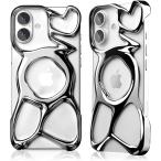 iPhone 17 для кейс AM Emptiness Case открытый рама бампер кейс .. проект ( shining silver )