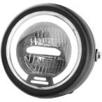 [ сменный товар ] мотоцикл передняя фара икаринг 6.5 дюймовый LED универсальный FTR223 TW200 SR400 custom MDM ( белый )