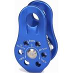  микро шкив 26kN 20KN одиночный шкив climbing . фиксированный формат трос шкив подъёмный блок ( голубой )