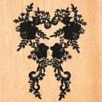  вышивка гонки воротник цветочный принт выше like.. установка ручная работа детали craft оборудование орнамент нашивка присоединение воротник платье костюм переделка ( черный )