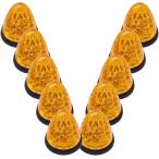  маркер (габарит) лампа 24V 16LED грузовик . плечо лампа высокая яркость боковой маркер (габарит) водонепроницаемый комплект круглый ( orange )