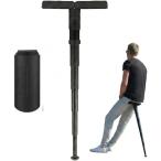  трость type compact складной стул Stan DIN g стул путешествие палка перевозка легкий мобильный стул ( черный, маленький )