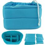  камера внутренний сумка однообъективный зеркальный кейс подушка имеется контроль вибрации soft место хранения сумка сумка органайзер путешествие модный ( Sky голубой )