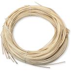籐 丸芯 ラタン 籐編み 材料 工芸 手芸 DIY 素材 キット 無染色 250g (ナチュラル,  2.5mm)