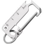  мульти- tool kalabina брелок для ключа служебная программа уличный кемпинг альпинизм рыбалка штопор нож инструмент маленький размер ( Sand blast )