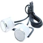 LED проблесковый свет для мотоцикла водонепроницаемый 12V 2 шт. комплект ( белый )