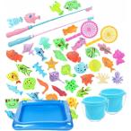  водные развлечения игрушка рыба рыбалка комплект детский ванна бассейн наружный развлечение .52 позиций комплект 