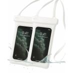  водонепроницаемый кейс смартфон для IPX8 одобрено водонепроницаемый отходит . проект 360° защита мобильный кейс плавание ( белый 2 шт. комплект, iPhoneProMax до соответствует )