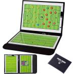 サッカー作戦ボード 戦術ボード マグネット式 折りたたみ 戦術盤 コーチング用 バインダータイプ 磁石ペン付き 指導用戦略ボード A4