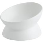  капот миска наклонный керамика домашнее животное миска приманка inserting приманка тарелка вода inserting кошка собака керамика симпатичный ( белый )