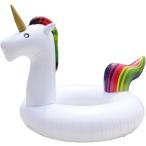  Unicorn надувной круг взрослый SNS.. бассейн море водные развлечения модный большой ( белый, 120cm)