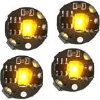  беспроводной LED свет лампочка-индикатор мигает миниатюрный магнит переключатель ( желтый, диаметр 9.5mm x толщина 5mm)