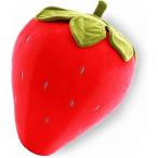 いちご 苺 イチゴクッション ぬいぐるみ かわいい 果物 装飾 大きい おおきい マスコット グッズ マシュマロ(レッド,  35cm)