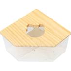  хомяк туалетный наполнитель дом house Circle песок .. хомяк Circle хомяк гигиенические средства песок место развлечение место ( прозрачный, маленький размер )