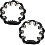  тамбурин ударный инструмент музыкальные инструменты исполнение караоке Live 2 шт. комплект ( черный )