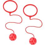 skip мяч ho  булавка g парк вне развлечение Jean булавка g мяч 2 шт. комплект ( красный )