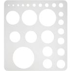  stencil сиденье из нержавеющей стали .. шаблон map форма шаблон драгоценнный камень скульптура kaboshon. какой . линейка строительство tool (0.5mm толщина )