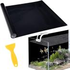  аквариум фон спинка сиденья экран плёнка стикер аквариум PVC ( черный, 2m x 30cm)