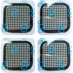 [ сменный товар ] замена накладка совместимость есть EMS arm для гель сиденье 5x5cm 1 комплект 4 листов женский ( черный )