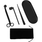  свеча техническое обслуживание 4 позиций комплект упаковочный пакет имеется свеча удаление сердцевина порез . ножницы триммер свеча ( черный, 23x9.5cm)