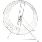  колесо беличье колесо хомяк мелкие животные тихий звук металлический ( белый, диаметр 26cm)