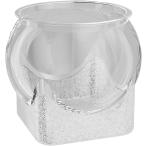  круглый аквариум аквариум аквариум пластик настольный маленький размер me Dakar ( прозрачный, 22.3x22.3x19.5cm)