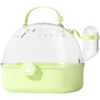  хомяк клетка Carry мелкие животные домашнее животное выход клетка перевозка водоснабжение имеется ( зеленый )