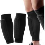  голень .. футбол ученик начальной школы взрослый опора носки футзал левый правый 2 пар комплект ( черный, XL)