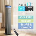 加湿器 超音波式 加熱式 スチーム式 大容量13L 空気清浄機 除菌 静音 自動湿度調節 空焚き防止 40畳 業務用 寝室 ハイブリッド式 加湿機 リモコン付き 2025新品